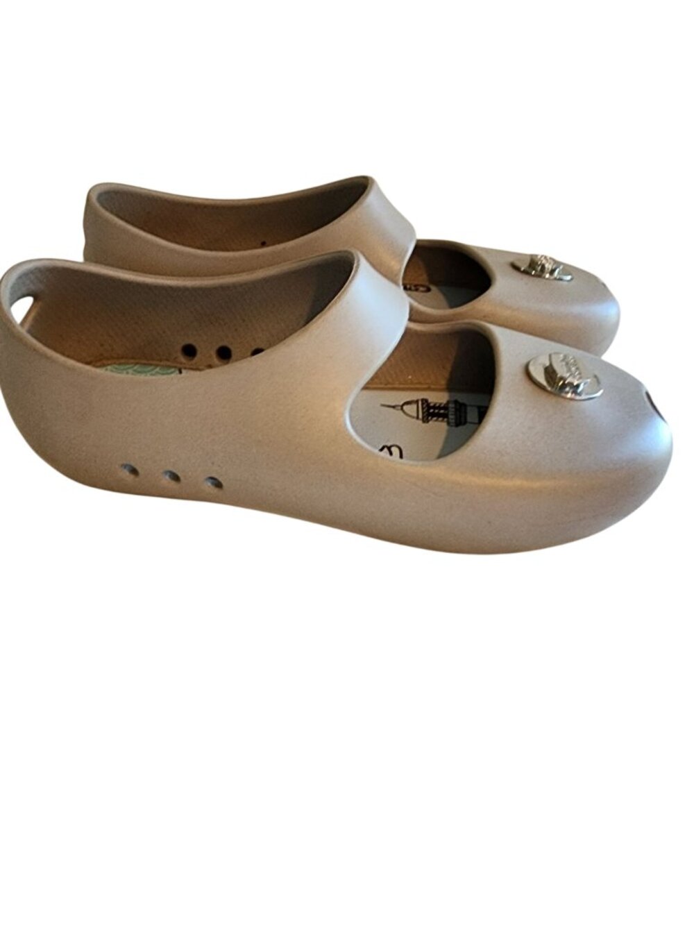 Baubles and Soles Girls Slip On Shoes Flat 10